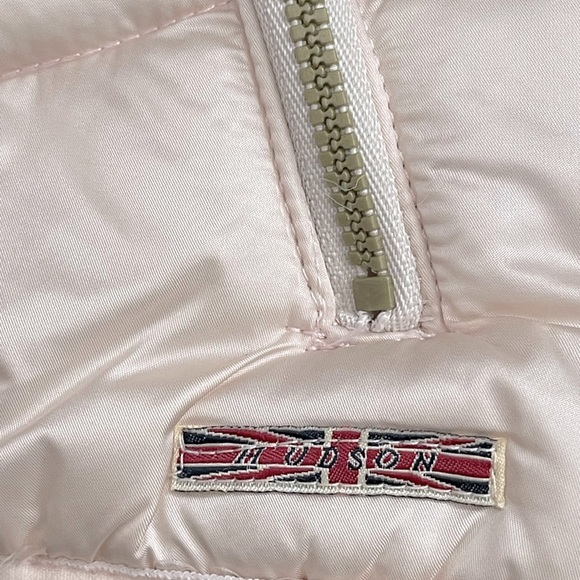 HUDSON Toddler Girls Pink Puffer Coat Full Zip W/Pockets - Size 3T - Picture 7 of 7